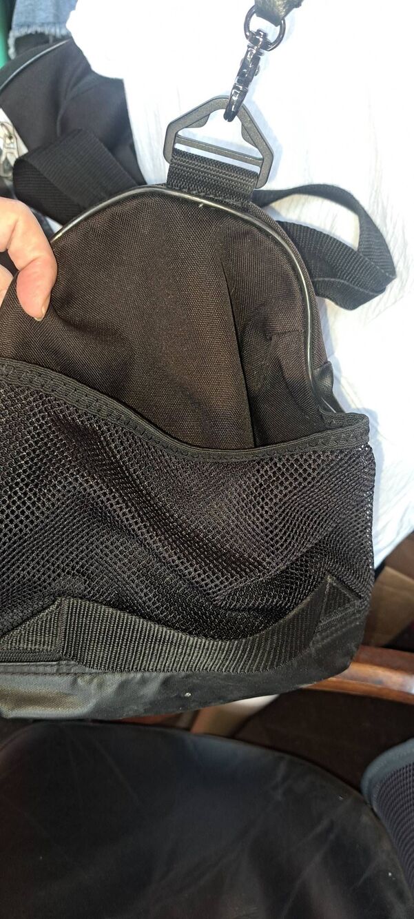 Adidas Hydroshell Black Duffel Gym Bag Backpack Convertible Shoulder Bag - Picture 3 of 7